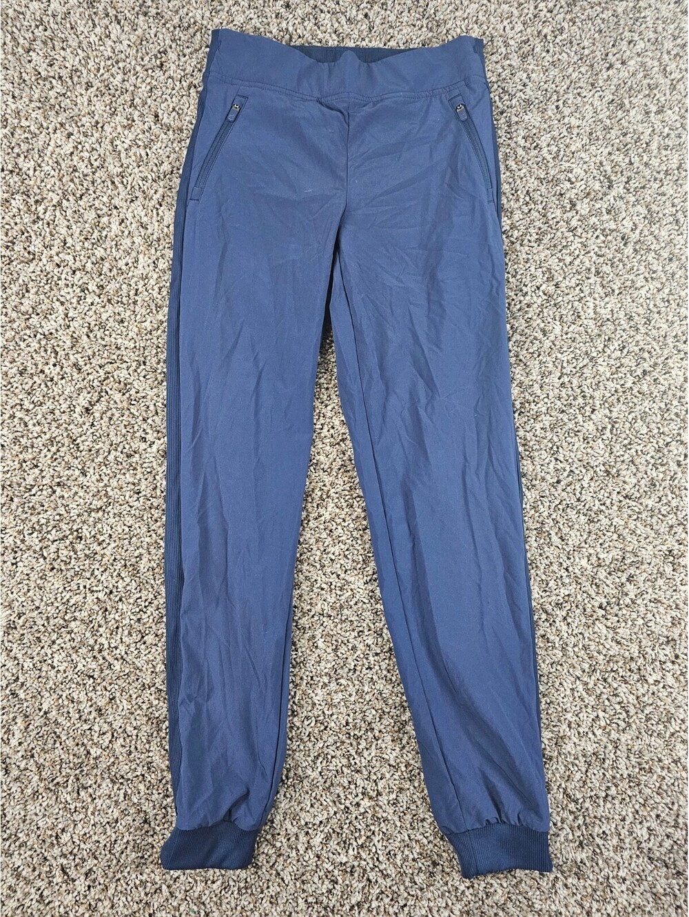 Athleta Girls Sz L Jogger Style Full Length Athletic Pants Blue